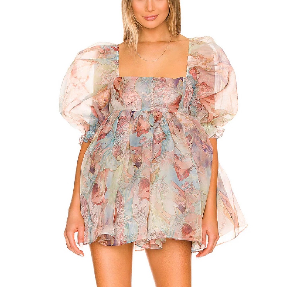 LOVE Selkie The Mucha Puff Mini Dress - Picture 2 of 10